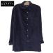 KENZO Kenzo велюр большой Silhouette рубашка tops мужской темно-синий L 0991180