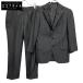 RING JACKET кольцо ja Kett серый полоса 2P костюм серый 42 костюм выставить шерсть мужской б/у 