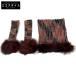  прекрасный товар MISSONI Missoni мех лисы x вязаный гетры для рук есть tube top / tops оттенок красного женский 