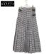 MADISON BLUE �}�f�B�\���u���[ 23�N�� MB231-6007 QUILT MAXI SKIRT M.GINGHAM �u���E���^�l�C�r�[ XS �X�J�[�g �R�b�g�� ���f�B�[�X ����