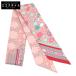  прекрасный товар HERMES Hermes Tapis Persansperu автомобиль .. шелк tsui Lee шарф Pink Lady -s