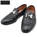 HERMES Hermes H201199Z мокасины Париж she-vuruH металлические принадлежности кожа Loafer обувь 37 1/2 черный /SV металлические принадлежности женский 