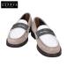  как новый BRUNELLO CUCINELLI Brunello Cucinelli мяч цепь оборудование орнамент кожа / замша монета Loafer 35 женский 