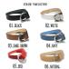 �Ȗ؃��U�[ �x���g �����Y �{�v 40mm W�����O�x���g �����O�T�C�Y ���i�K �����X �������J�W���A�� ���F �� �l�C�r�[ �z���C�g ���b�h �i�`������ ���v �����Y �֘A�摜2