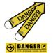 DANGER электромагнитный .- опасно цепочка для ключей брелок для ключа бирка цвет желтый YELLOW полет бирка TAG авиация Goods