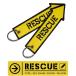 RESCUE Rescue цепочка для ключей брелок для ключа бирка цвет желтый YELLOW полет бирка TAG авиация goods