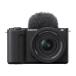 SONY�@�f�W�^�����J�����@VLOGCAM ZV-E10M2X �_�u���Y�[�������Y�L�b�g [�u���b�N]