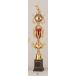 [T313C/K-2] Trophy | 1 шт. стойка | наконечник. металлический кукла | высота 61cm