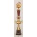 [T377B/K-1] Trophy | 1 шт. стойка | наконечник. полимер производства медаль | высота 49cm
