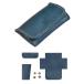  leather craft kit Mini coin case - navy 