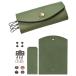 Leatherien craft Cafe assembly kit series A2302-03 leather craft kit simple key case - green 