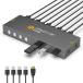 4K KVM переключатель HDMI, полный USB3.0 порт,4 шт.. PC компьютер .1 шт.. монитор . вместе иметь,KVM 4 ввод переключатель,4K@60Hz соответствует, dry 