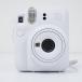 FUJIFILM instax mini 12 CLAY WHITE Cheki камера USED прекрасный товар Fuji Film in Stax Mini k Ray белый исправно работающий товар X7652