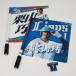  Saitama Seibu Lions каштан гора . Mini флаг палка есть распространение 75 годовщина сопутствующие товары форма брелок для ключа . номер 1 Professional Baseball X7671