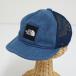 THE NORTH FACE The * North Face baby колпак USED прекрасный товар NNB02000 BF сетка Denim голубой шляпа X7981