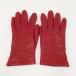  перчатки Ralph Lauren Ralph Lauren USED товар кожа кожа женский красный X8364