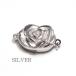  застежка Class pSILVER вставной ML размер роза жемчуг колье для аксессуары застежка стоимость доставки 430 иен почтовая отправка letter pack почтовый сервис свет соответствует товар 