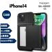 Spigen iPhone14  ̥ɥ ɥݥå Ģ ACS05058 ֥å