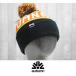 24 AUTUMN BURNOUT POM - BLACK - внутренний стандартный товар сноуборд Beanie вязаная шапка 