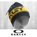24 OAKLEY TNP REVERSIBLE BEANIE - BLACKOUT/AMBER YELLOW - внутренний стандартный товар сноуборд Beanie вязаная шапка 