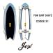 22 YOW SURF SKATEyau Surf skate COXOS 31 - S5 Complete скейтборд внутренний стандартный товар 