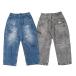  все 2 цвет [Liberaiders/li. Raider s]2026SS[DAMAGED DENIM SARROUEL PANTS/ повреждение do Denim шаровары ](73705)( Harley / American Casual / Wolf упаковка )