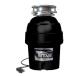 Titan 10-US-TN-T-960-3B Garbage Disposal, 3/4 HP - Deluxe, Black with Stainless Steel Sink Flange and Silver Guard
