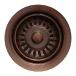 3 1/2" Waste Disposer Trim with Matching Basket Strainer - Antique Copper