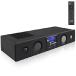 Pyle 3D Surround Bluetooth Soundbar - Sound System Bass Speakers Compatible to TV, USB, SD, FM Radio with 3.5mm AUX Input, Remote Control, For Home T