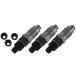 RAREELECTRICAL NEW SET OF 3 FUEL INJECTORS COMPATIBLE WITH KUBOTA EXCAVATOR L3200H L3200F 1608253903