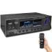 Pyle Wireless Bluetooth Audio Power Amplifier - 300W 4 Channel Home Theater Stereo Receiver with USB, AM FM, 2 Mic IN with Echo, RCA, LED, Speaker Sel