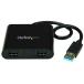 StarTech.com USB 3.0бǥ奢HDMIǥץ쥤ץ/1x 4K30Hz  1x 1080p/USB Type-A³/WindowsΤб USB32HD2