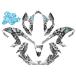 Senge Graphics å Kawasaki 2008-2019 KFX 450RZany Graphics Kit ȸߴ ۥ磻 CSGATVKAW033WHT002