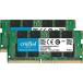 Crucial Хɥ 32GB (2 x 16GB) DDR4 PC4-21300 2666MHz SODIMM (CT2K16G4SFD8266) Latitude 5500 5580 5590 5591 7200 7280 7300 7777 3907 40074