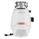 Trifecte Pro 3/4 HP Garbage Disposals with Sound Reduction,Food Waste Coutinuous Feed Garbage Disposal with Power Cord, Dishwasher Hook Up,3800RPM,Whi