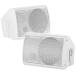 STUDIOFINIX 6.5 Inch 400W Outdoor Speakers Wired Waterproof Passive, Wall Mount Speakers for Patio Home Garage Pool (White)