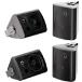 Herdio 5.25 Inches 600Watt Outdoor Bluetooth Speaker Stereo Waterproof Wired Wall Mount System for All Weather Indoor- Outdoor Patio Garage Home(4 Bla