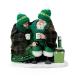 Department 56 Possible Dreams Sports and Leisure Santa and Mrs. Claus Some Like it Hot Celtic Figurine, 9 Inch, Multicolor