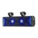 purevox UTV Sound Bar 16 Inch 4-Speaker ATV SoundBar UTV Sound System SXS Speakers Waterproof Bluetooth Connectivity with Multicolor LED Lighting for