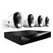 Night Owl 2-Way Audio 12 Channel DVR Video Home Security Camera System with (4) Wired 2K HD Indoor/Outdoor Deterrence Cameras and 2TB Hard Drive (Add