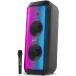 Dolphin SP-1070RBT High Power Dual 10" Rechargeable Party Bluetooth Speaker - Powerful Sound, Loud, DEEP BASS, LED Display, Bluetooth, USB, SD, FM, AU