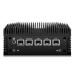 Fanless N100 Industrial Mini PC Micro Firewall Appliance,4 x 2.5GbE i225/i226 LAN Ports RJ45 COM RS232 Mini Computer 8GB DDR4 RAM 128GB SATA SSD,SIM/D