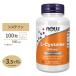 ʥա L-ƥ ץ 500mg 100γ NOW Foods L-Cysteine 糰  ߥλ 30100ʬ