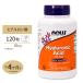 NOW Foods гиалуроновая кислота 50mg 120 шарик beji Capsule nauf-zHyaluronic Acid with MSM Veg Capsules