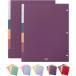 Mr. авторучка жнец - указатель перегородка .6 листов ×2 комплект лиловый Mr. Pen- Binder Dividers, 6 Tab Div ваш заказ 