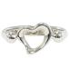  Tiffany TIFFANY&amp;Co. Open Heart кольцо * кольцо серебряный 925 7 номер полная масса примерно 2.2g ювелирные изделия 