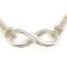  Tiffany TIFFANY&amp;Co. Infinity колье серебряный 925 полная масса примерно 5.8g примерно 41cm