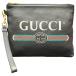  Gucci GUCCI клатч Logo принт кожа 572770 мужской б/у 