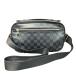  Louis * Vuitton LOUIS VUITTON Anne b направляющие сумка "почтальонка" Damier PVC N41289 мужской б/у 