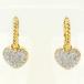  серьги K18YGWG diamond 0.77ct оценочная форма полная масса примерно 6.2g ювелирные изделия 